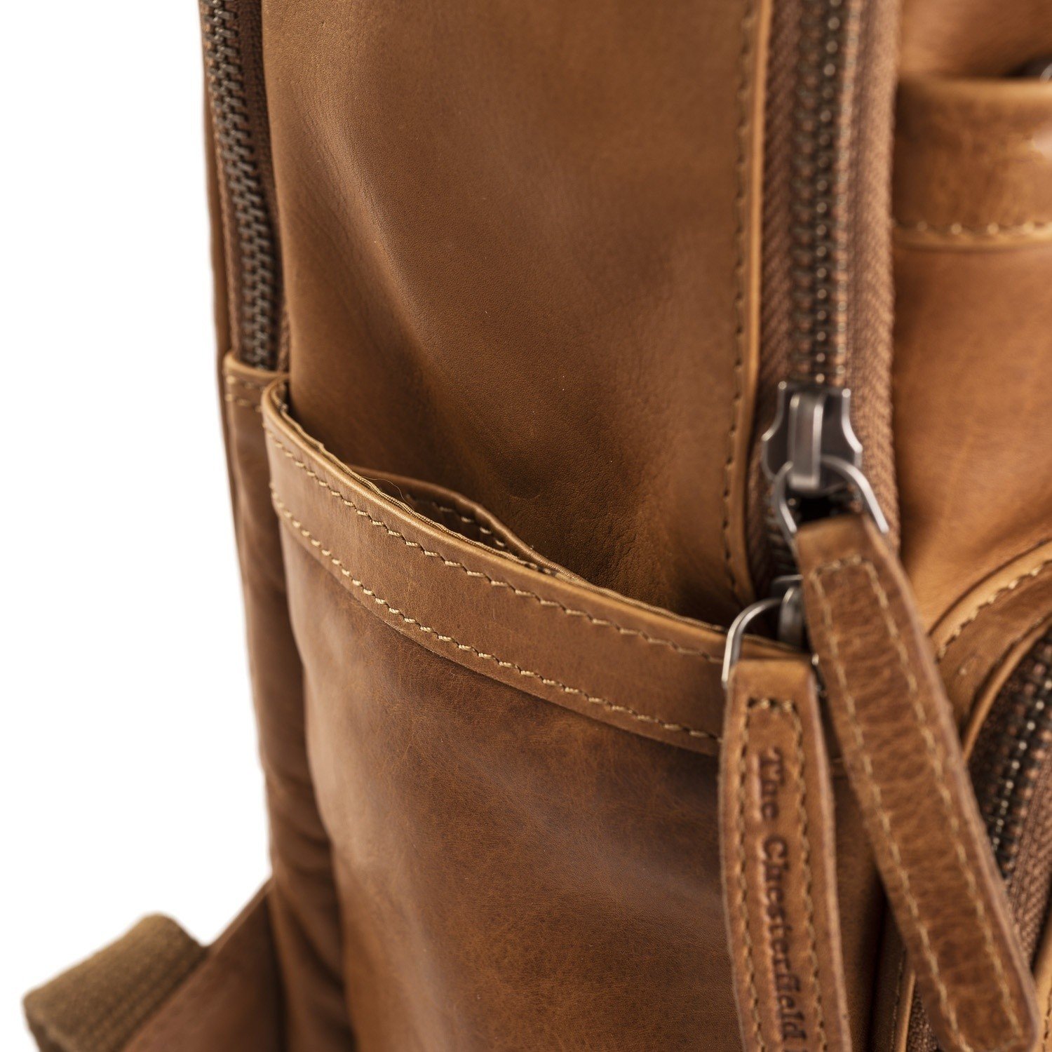 Austin Brand Leather - Cognac The Backpack Chesterfield