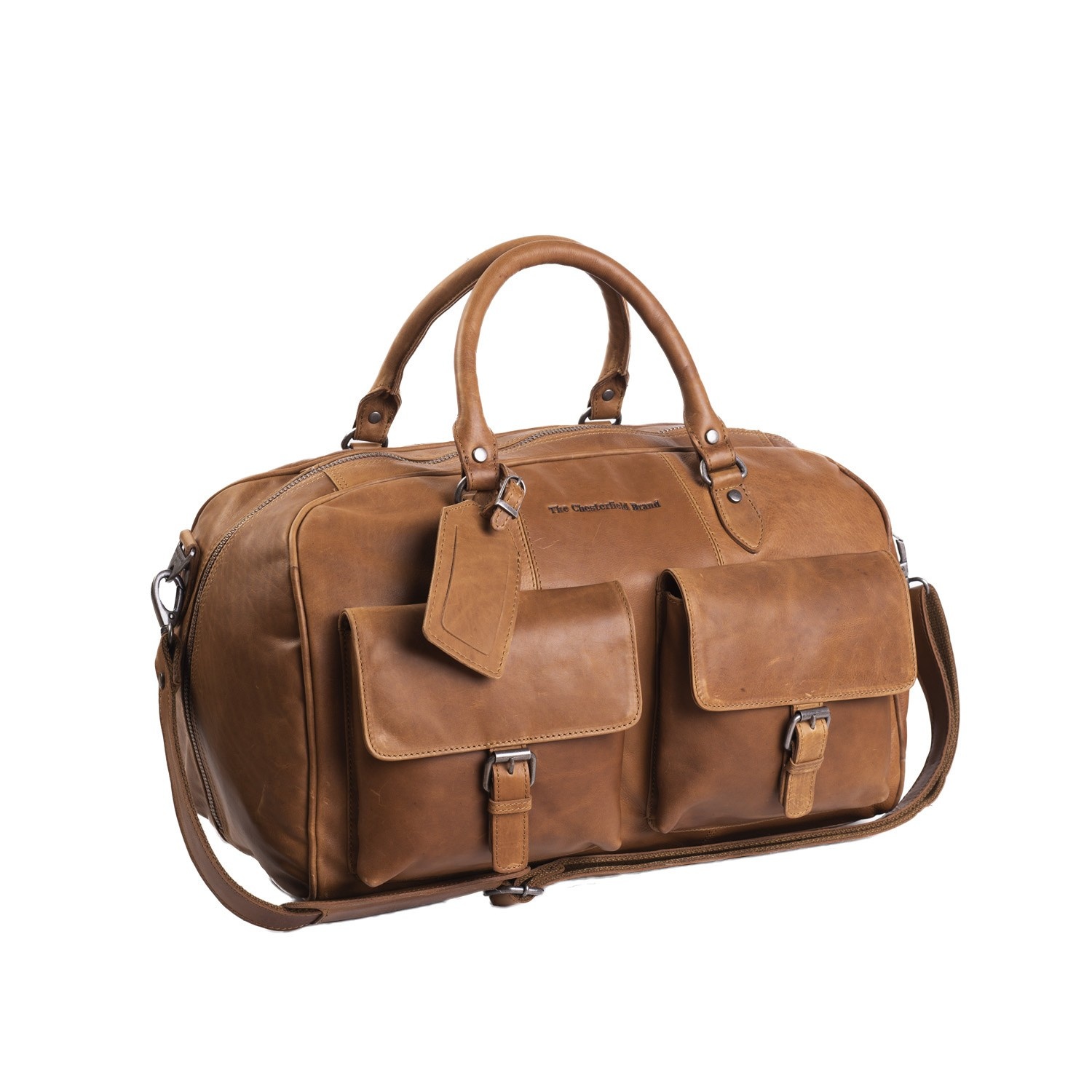 weekend leather bag