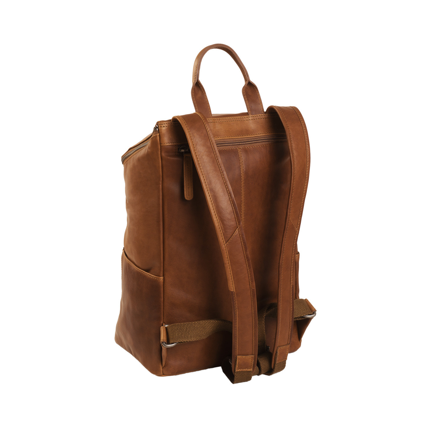 business leather backpack