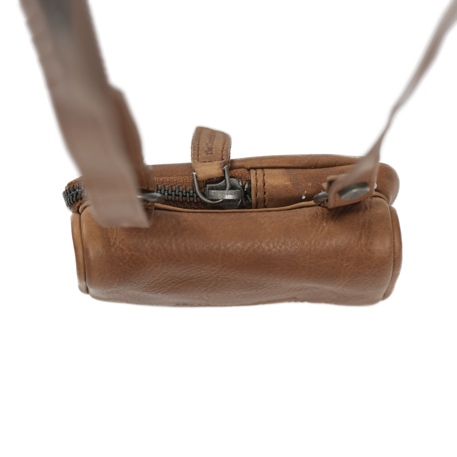 Phone Pouch - Brown leather pouch