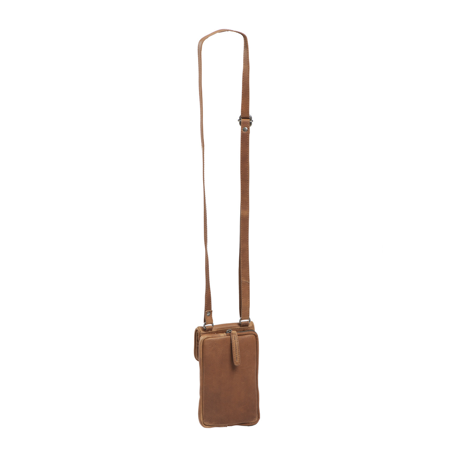 Leather Phone Pouch Cognac Anderson