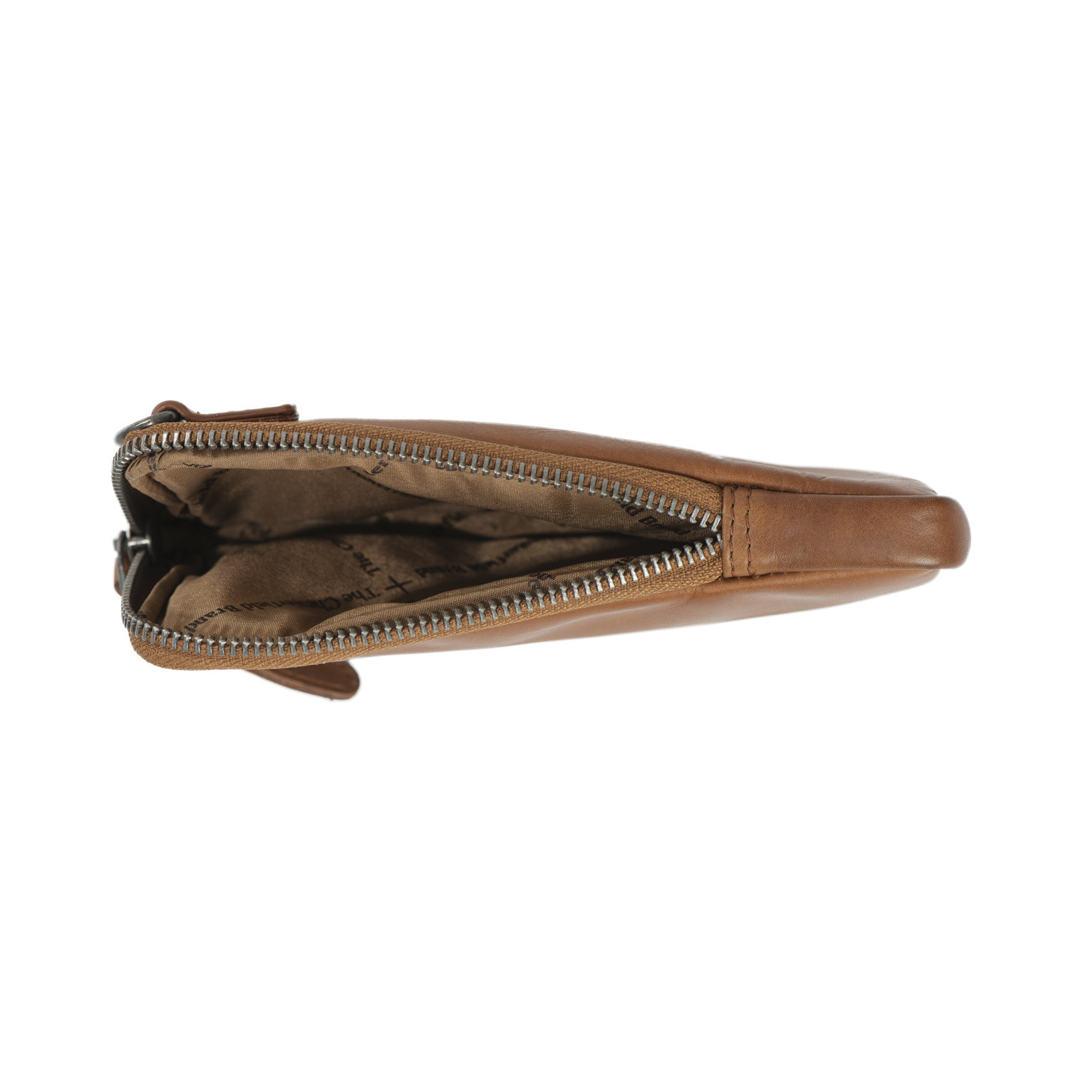 Leather Phone Pouch Cognac Madrid