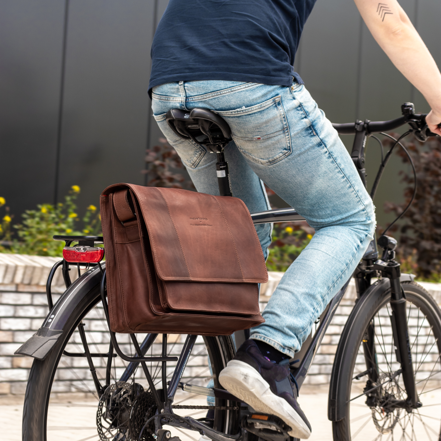 Leather Bicycle Bag Brown Gent - The Chesterfield Brand