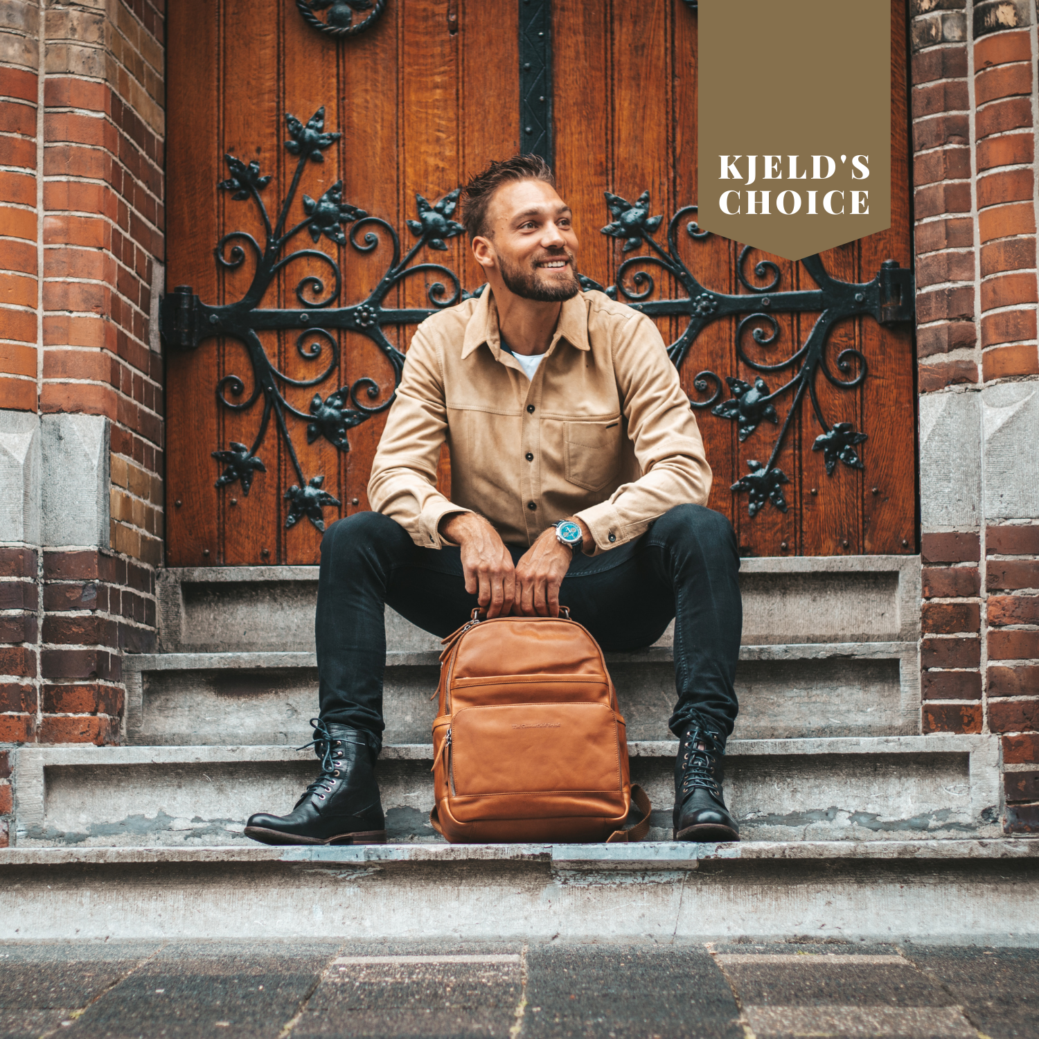 Austin - The Leather Backpack Brand Chesterfield Cognac