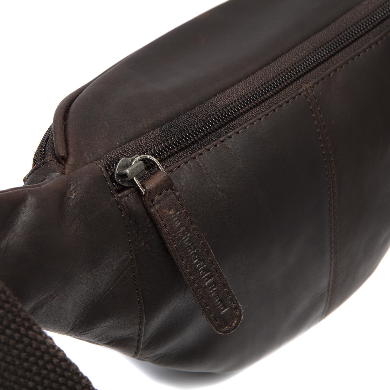 Fanny pack with zippers - Dark Brown