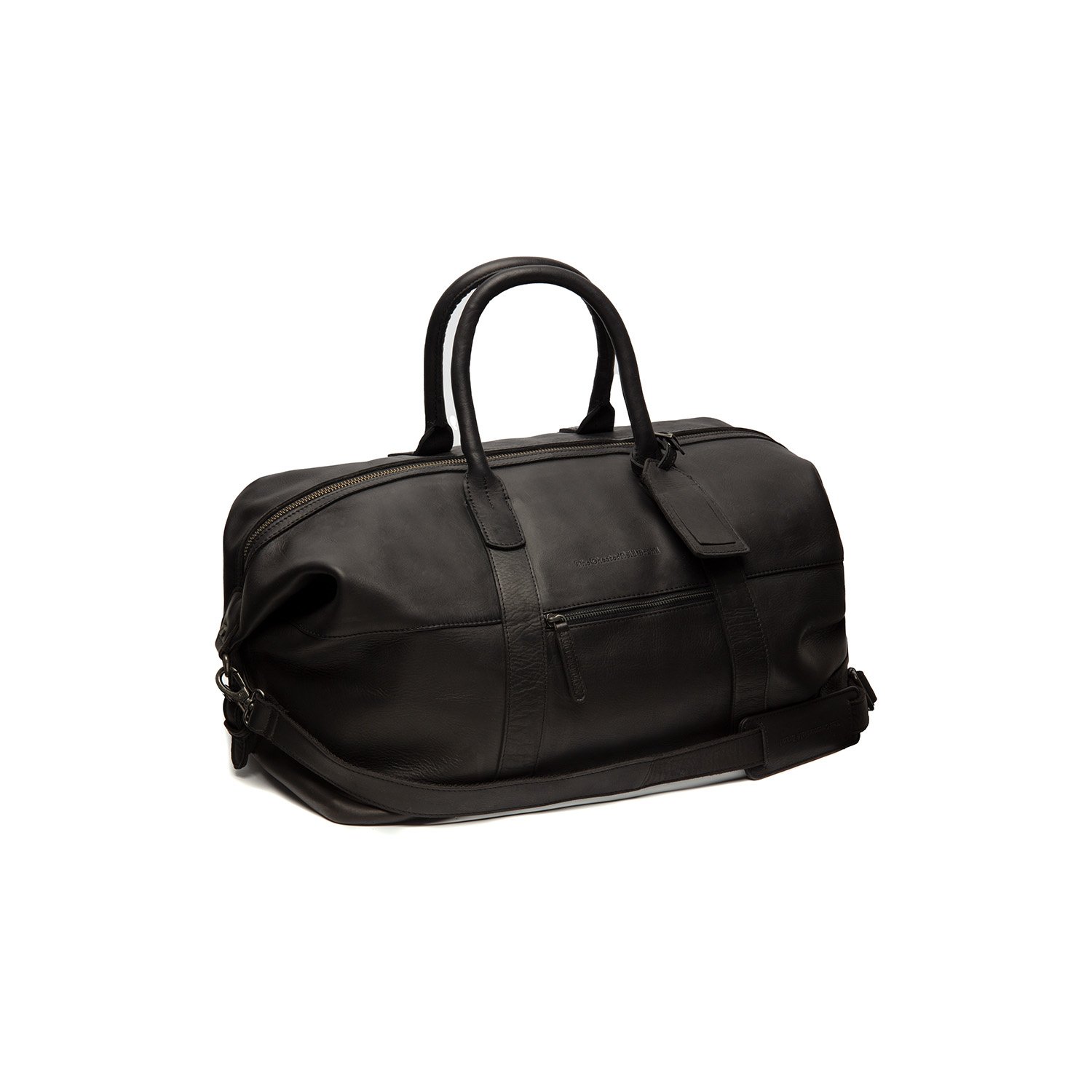 AMG weekend bag (black, leather / polyester)