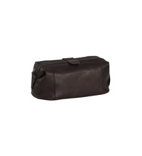 Trousse de Toilette en Cuir Noir Vince - The Chesterfield Brand