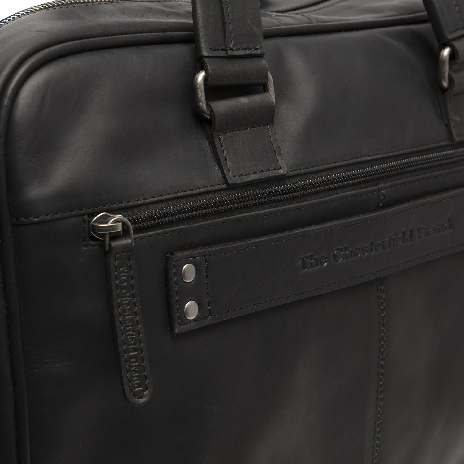 Leather Laptop Bag Black Singapore - The Chesterfield Brand