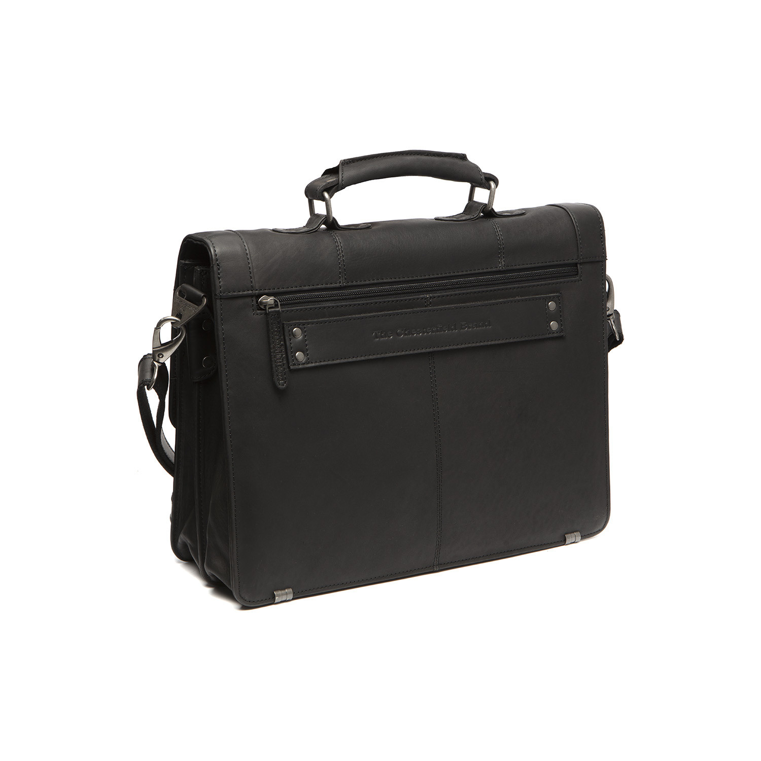 Leather Briefcase Black Stuttgart - The Chesterfield Brand
