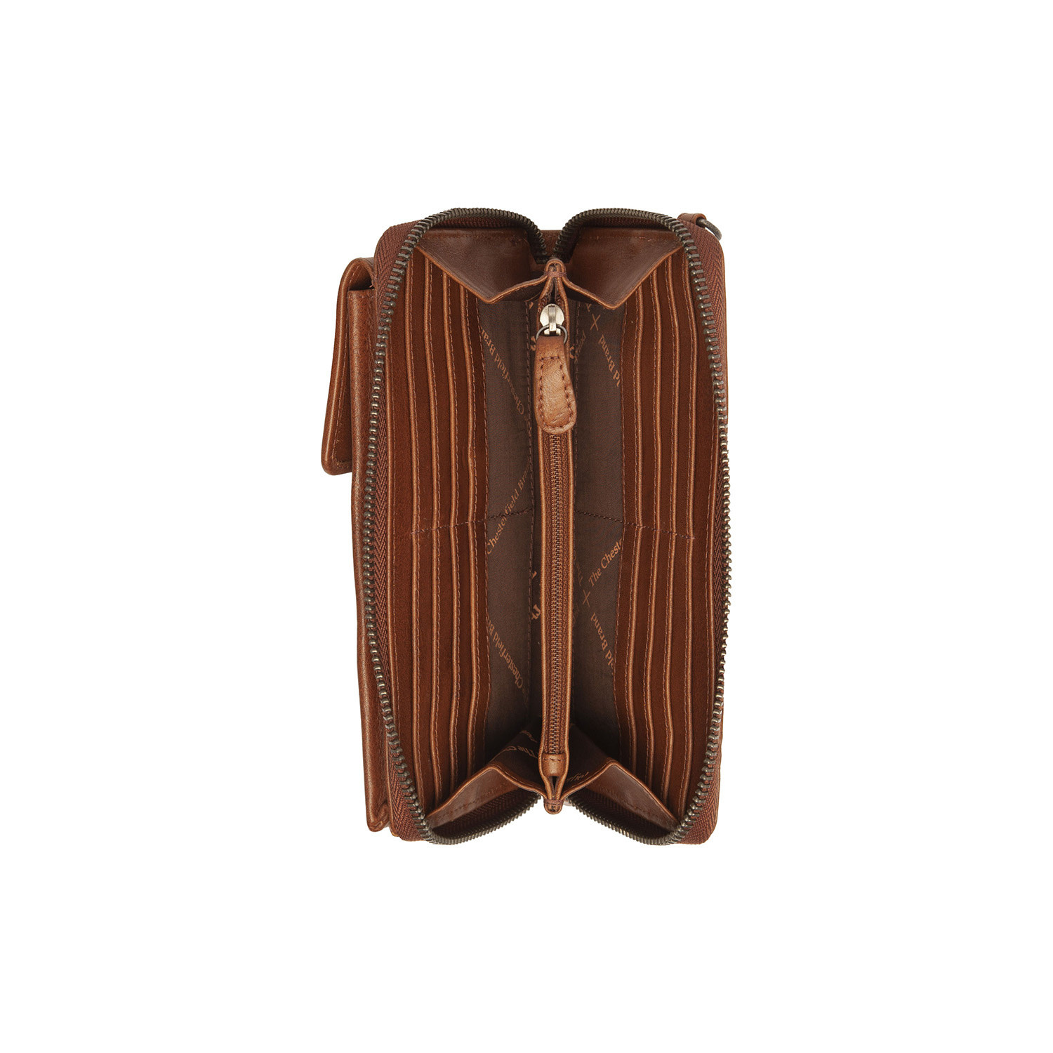Leather Phone Pouch Cognac Malaga