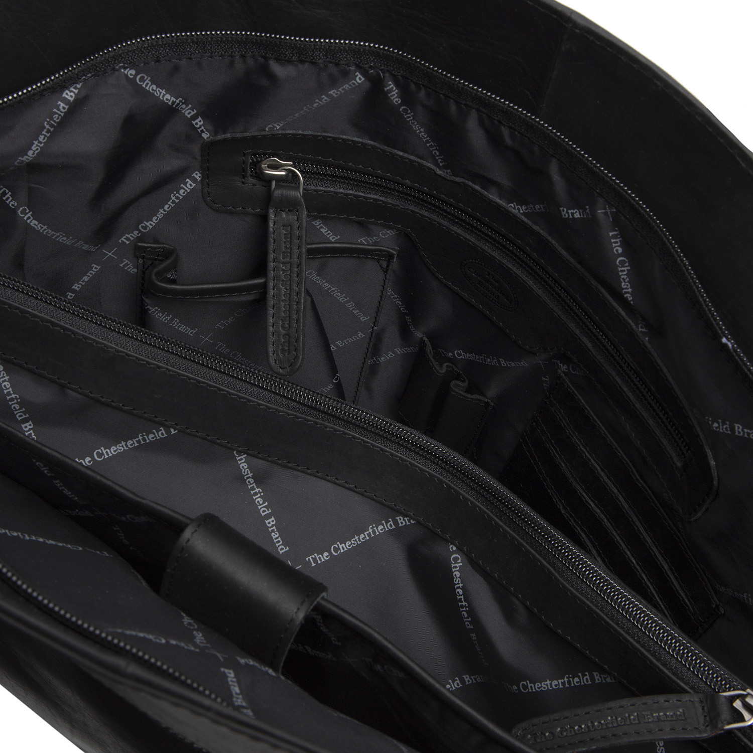 Leather Shopper Black Berlin - The Chesterfield Brand