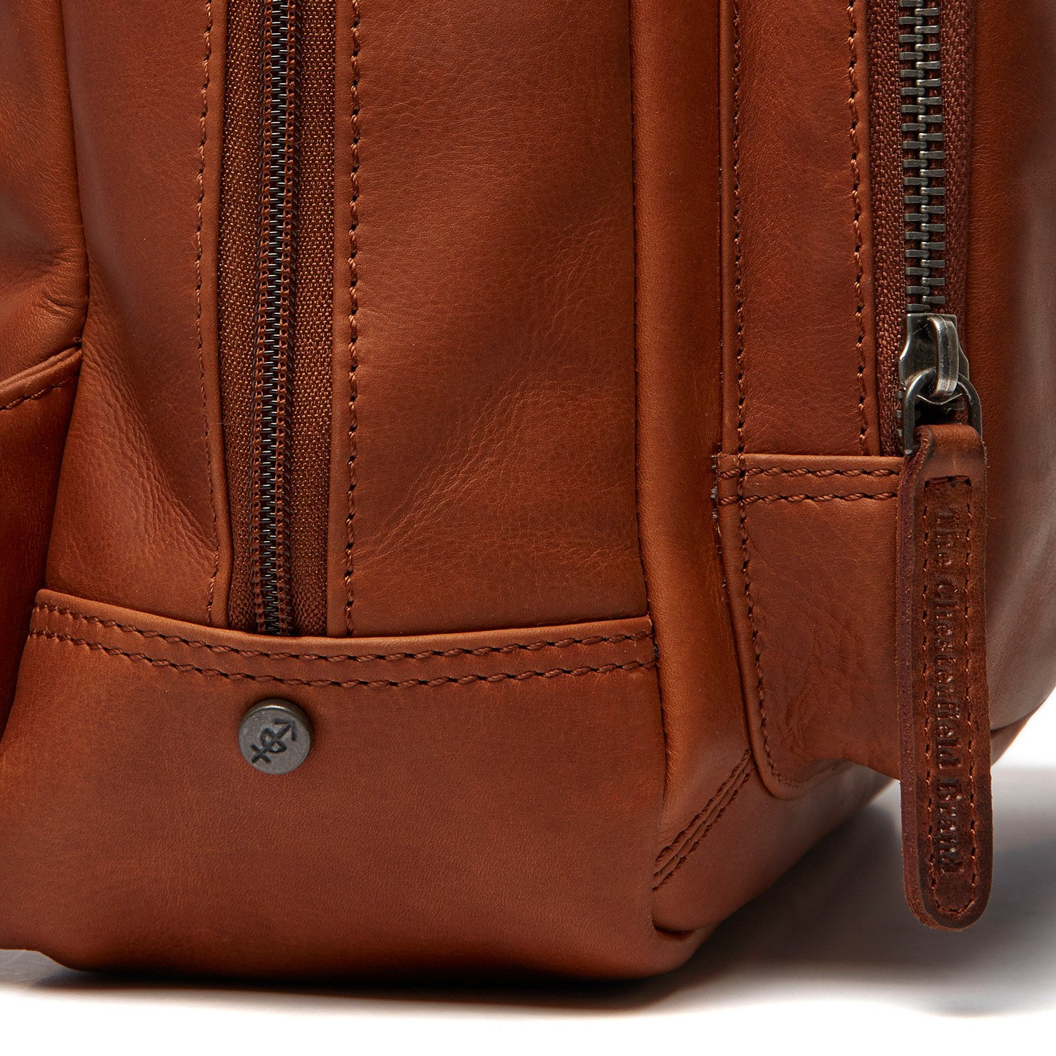 Leather Backpack Cognac Santana The Chesterfield Brand