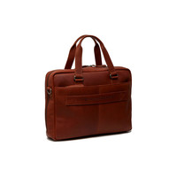 Leather Laptop Bag Cognac Verona - The Chesterfield Brand