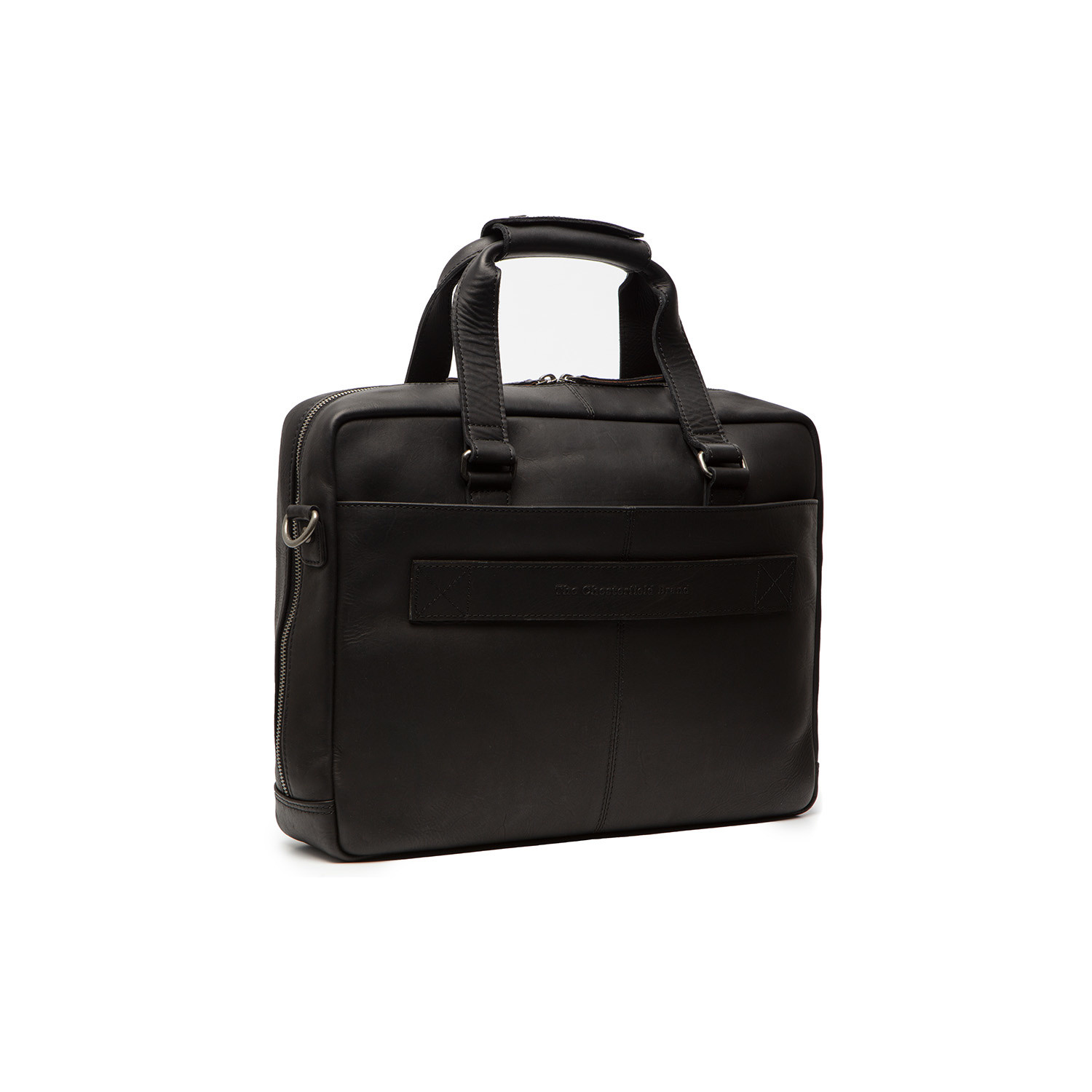 Leather Laptop Bag Black Manhattan - The Chesterfield Brand