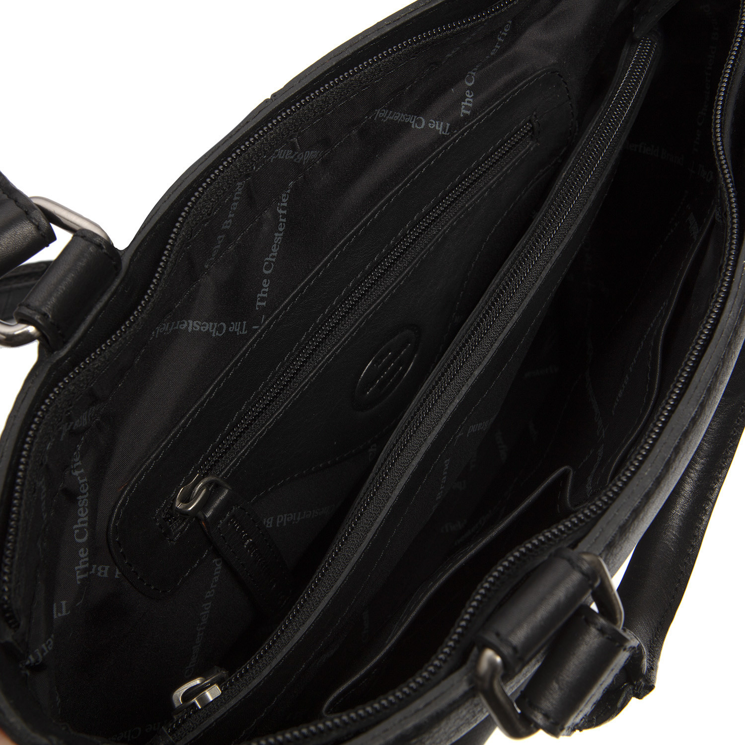 Leather Shopper Black Napoli - The Chesterfield Brand