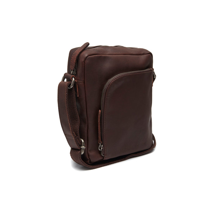 MB205 Brown Leather Cross Body Bags