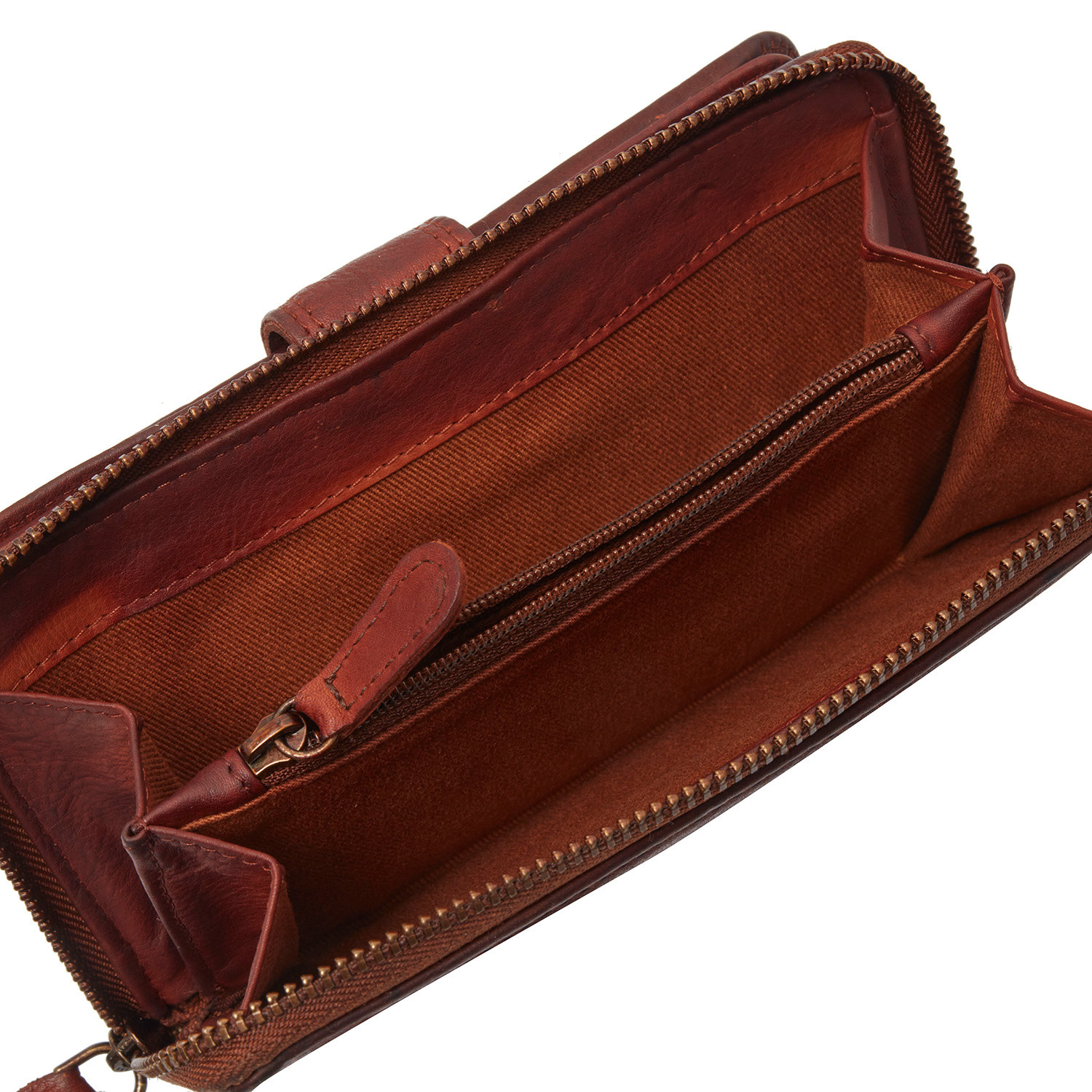 Leather Wallet Cognac Pula Black Label - The Chesterfield Brand