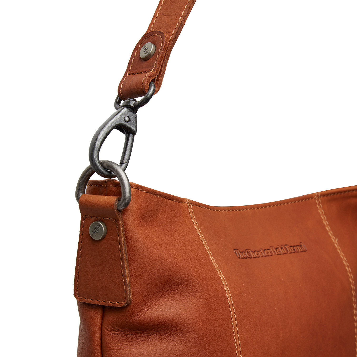 Leather Shoulder Bag Cognac Kos The Chesterfield Brand