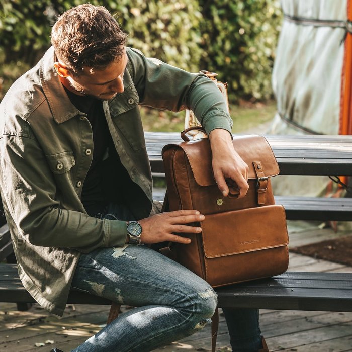 Zoek jij een Leren laptoptas 15 Inch The Chesterfield Brand