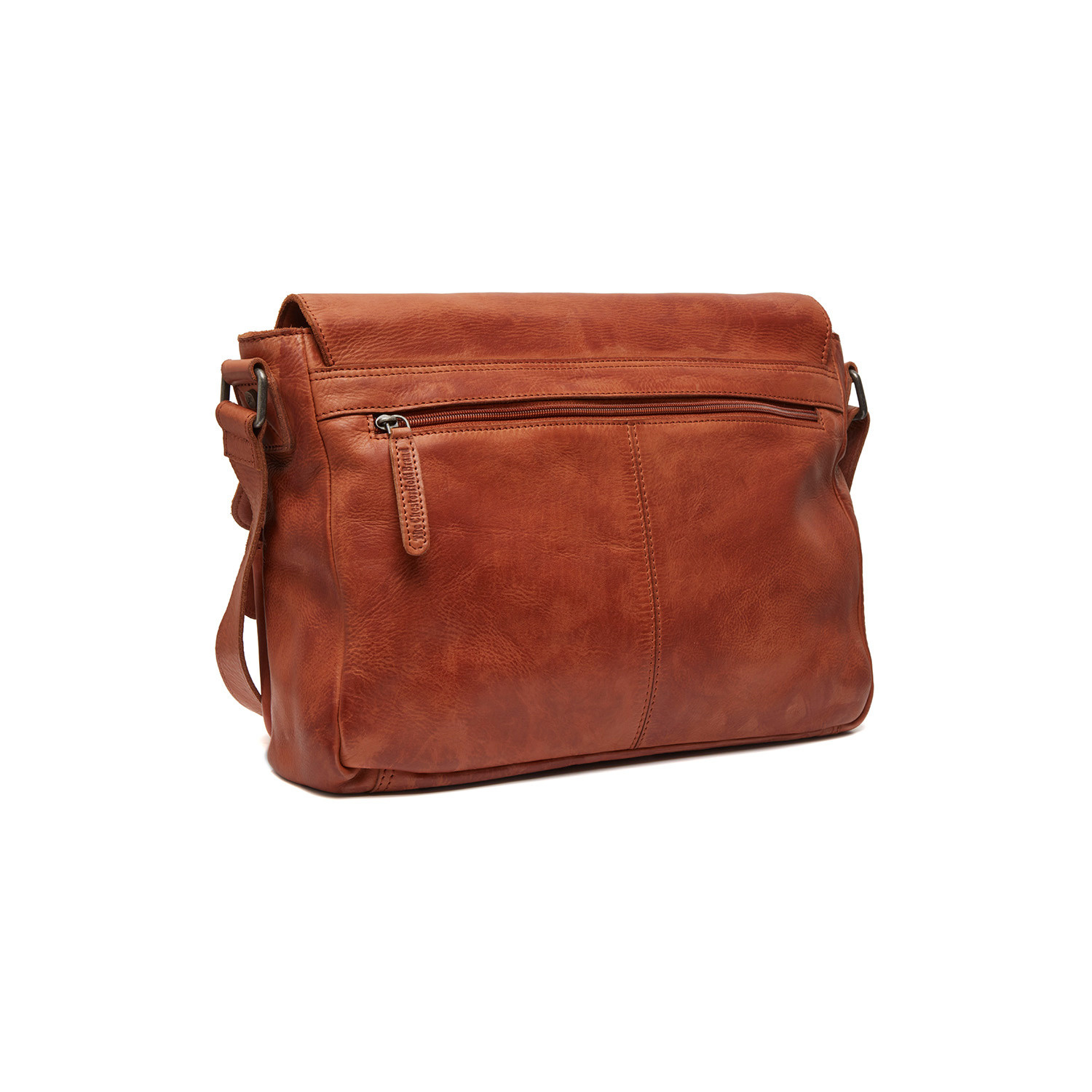 Leather Shoulder Bag Cognac Interlaken