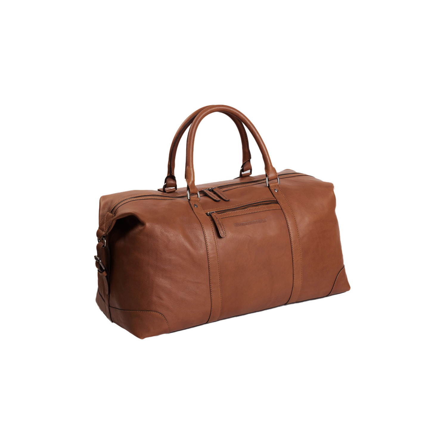 Leather Weekend Bag Cognac Caleb - The Chesterfield Brand