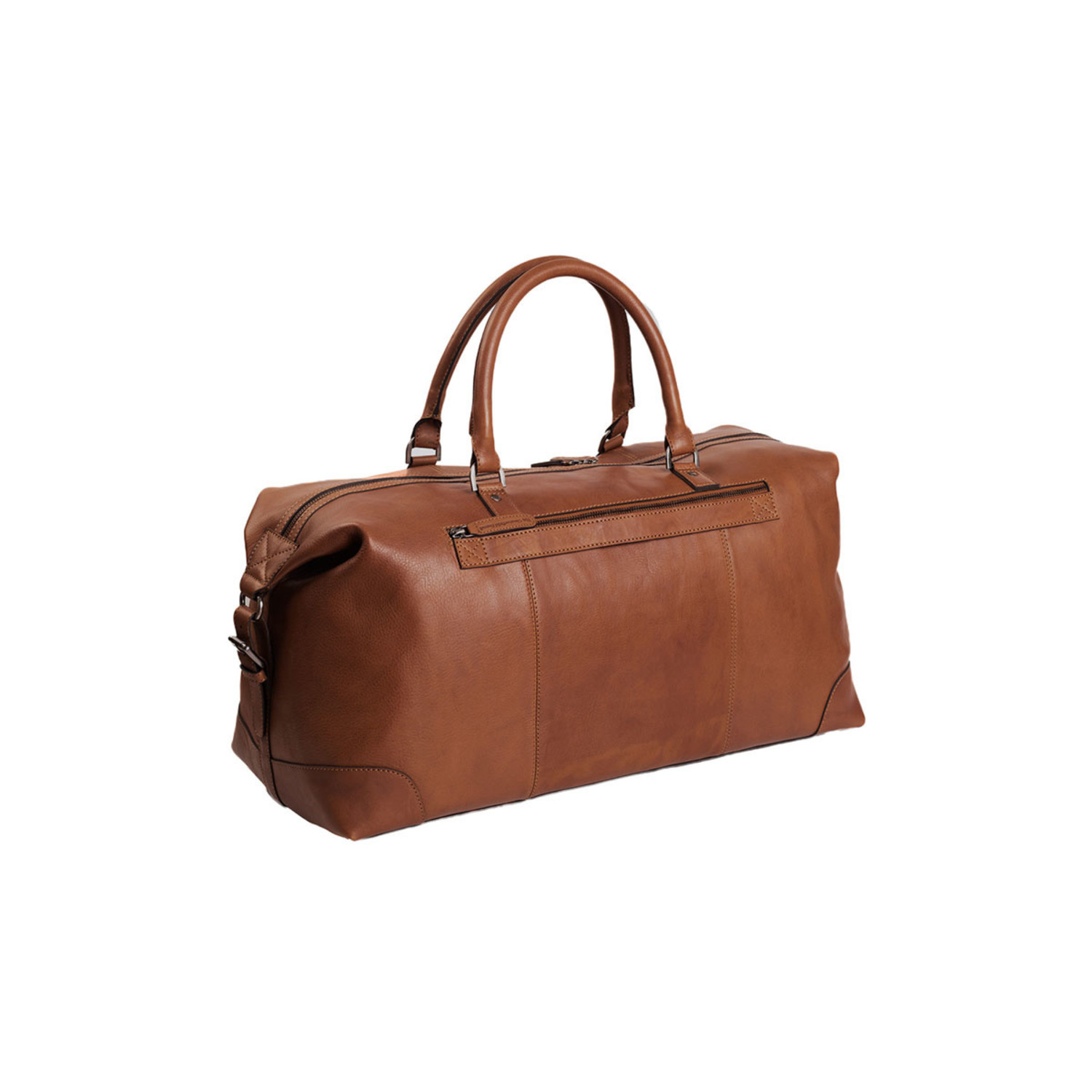 Leather Weekend Bag Cognac Caleb - The Chesterfield Brand