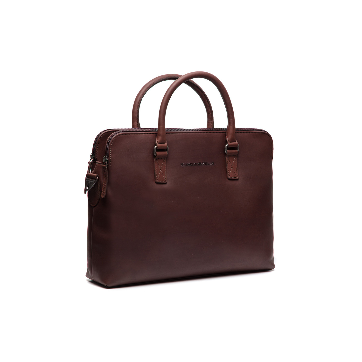 Leather Laptop Bag Brown Cameron The Chesterfield Brand