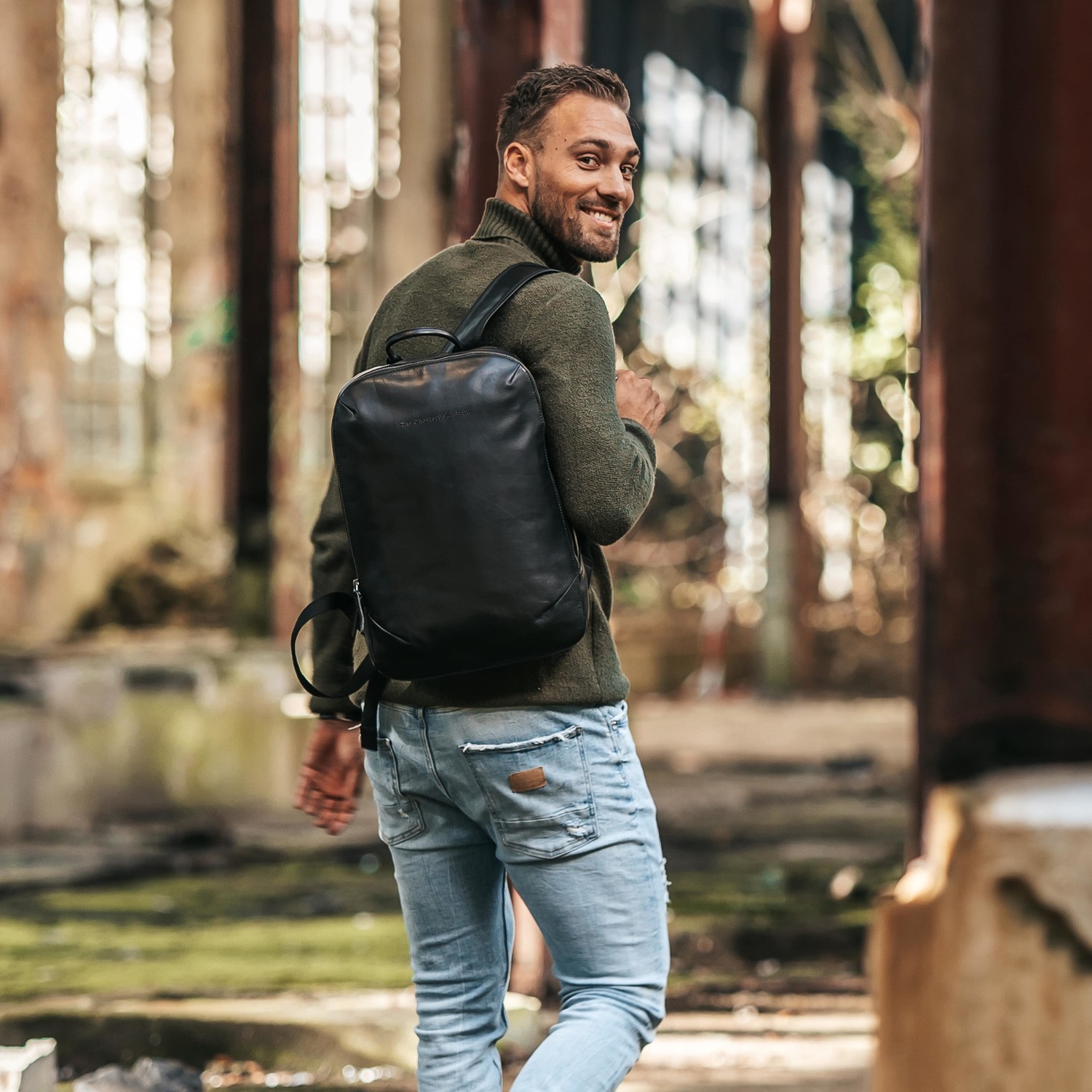 Leather Backpack Black Bangkok - The Chesterfield Brand