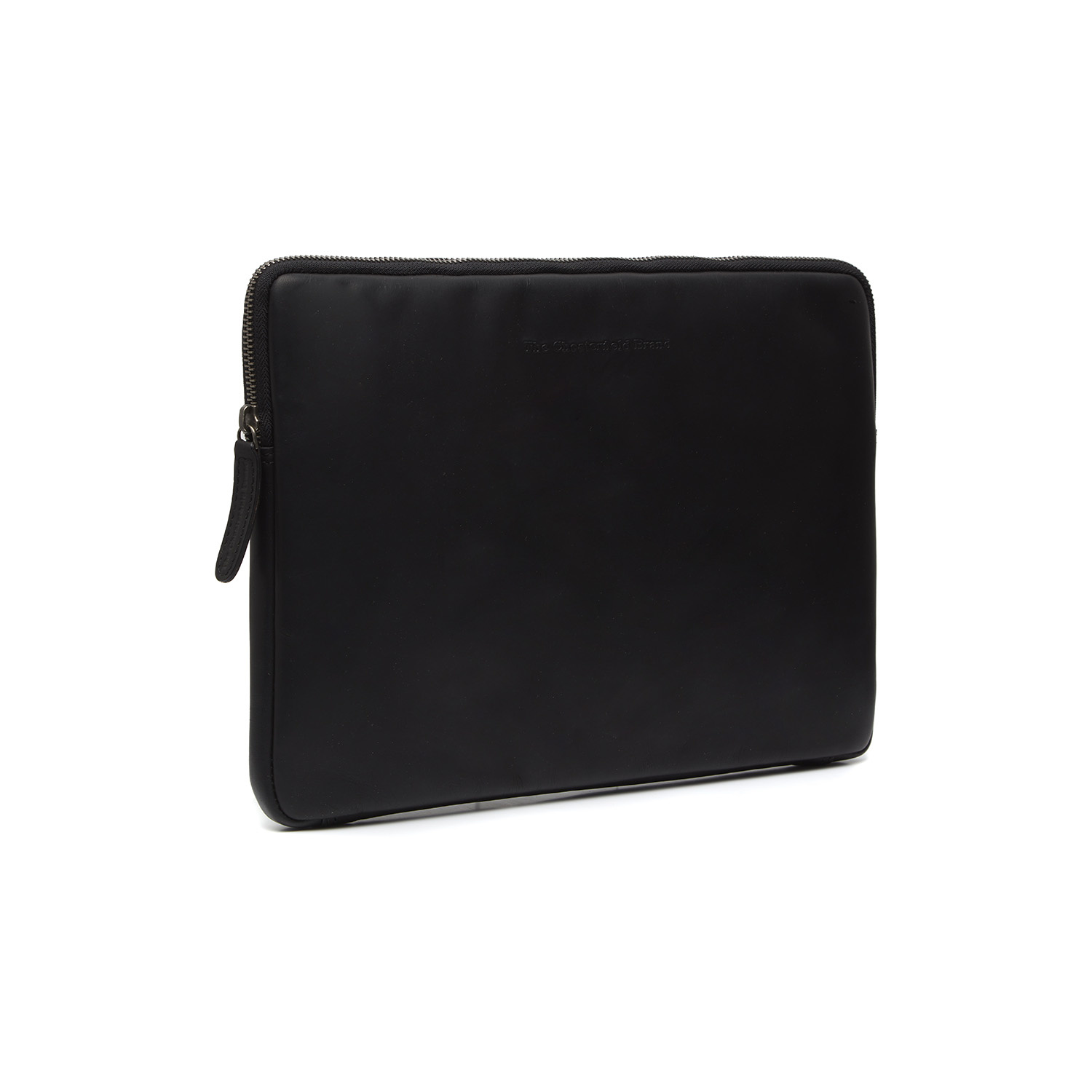 Leather Laptop Sleeve 14 Inch Black Clinton The Chesterfield Brand