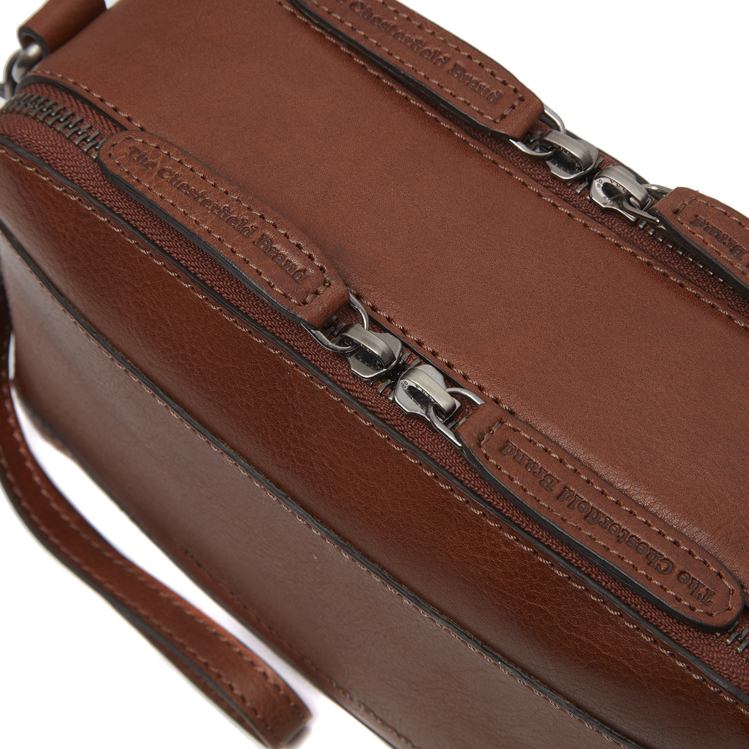 Tumi leather sales messenger bag