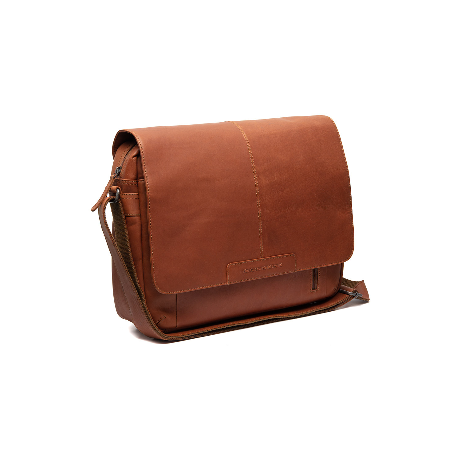 Leather Laptop Bag Cognac Richard - The Chesterfield Brand