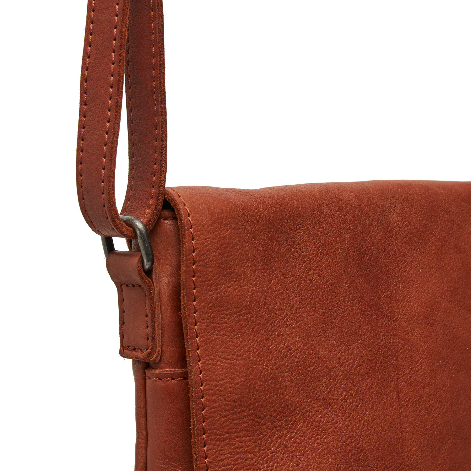 Leather Shoulder bag Cognac Duncan The Chesterfield Brand