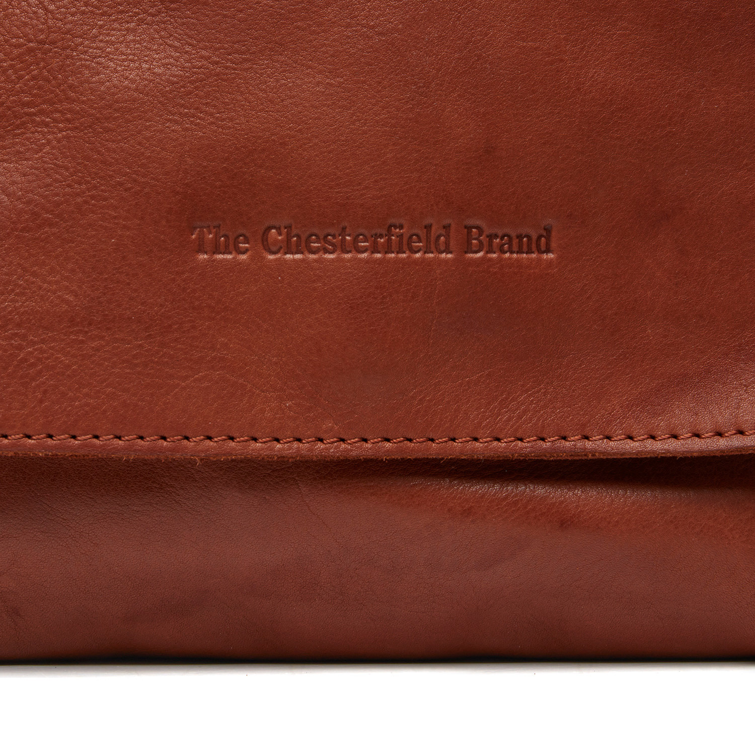 Leather Shoulder bag Cognac Duncan The Chesterfield Brand