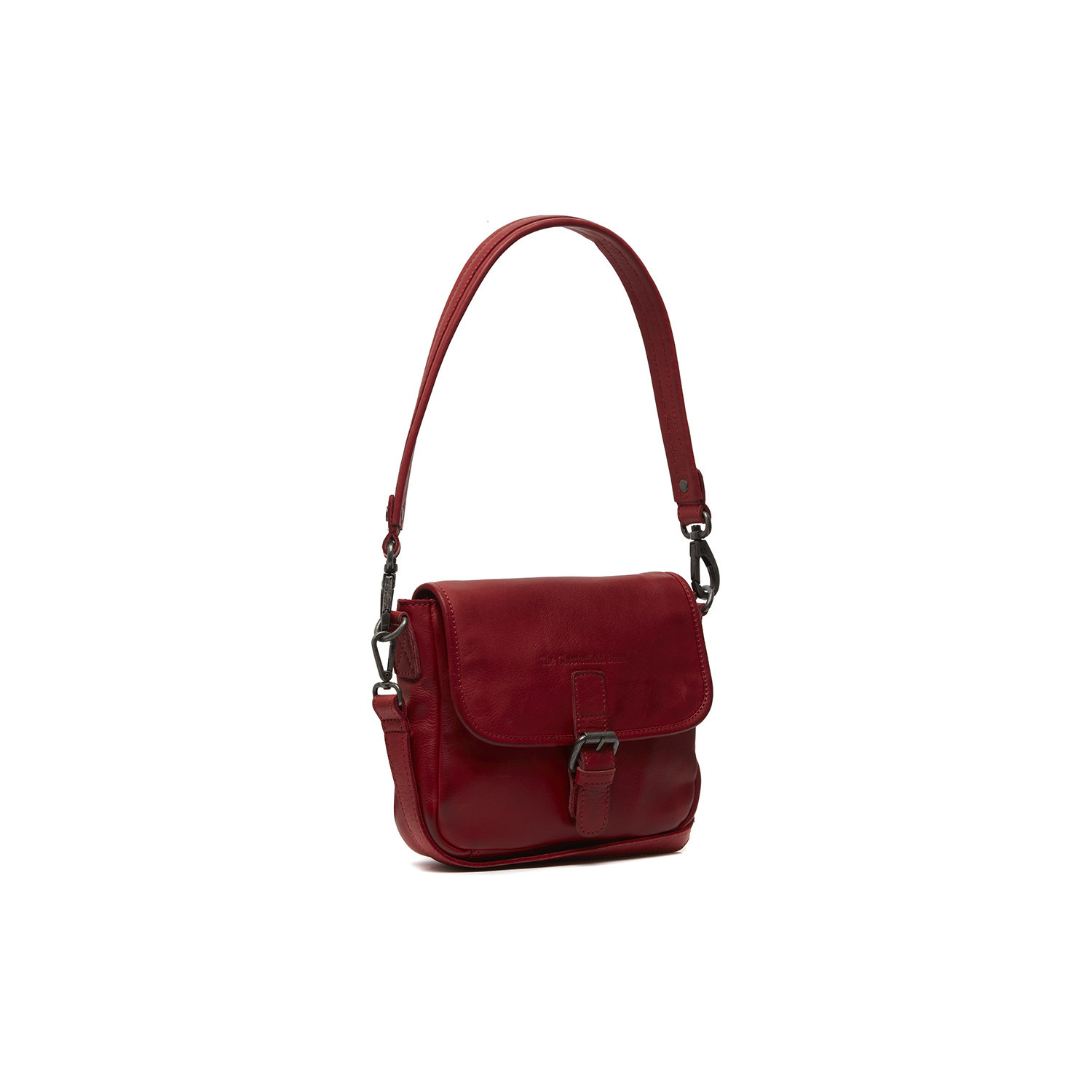 Leather Schoulder bag Red Irma