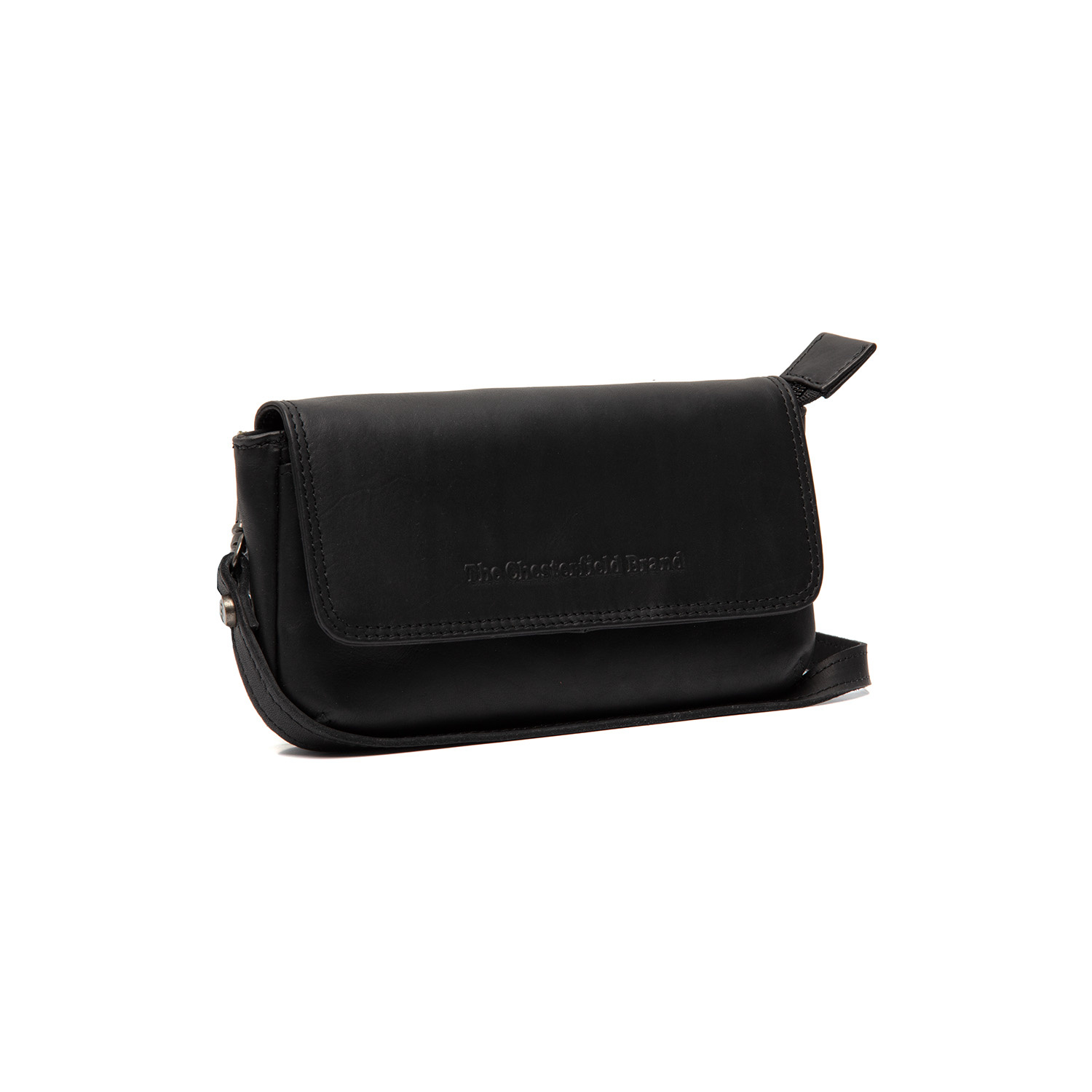 Leather Phone Pouch Black Nelson - The Chesterfield Brand