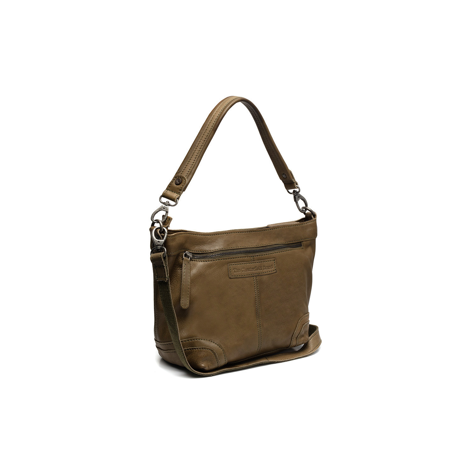 Sac Bandouli re en Cuir Vert Olive Lucy