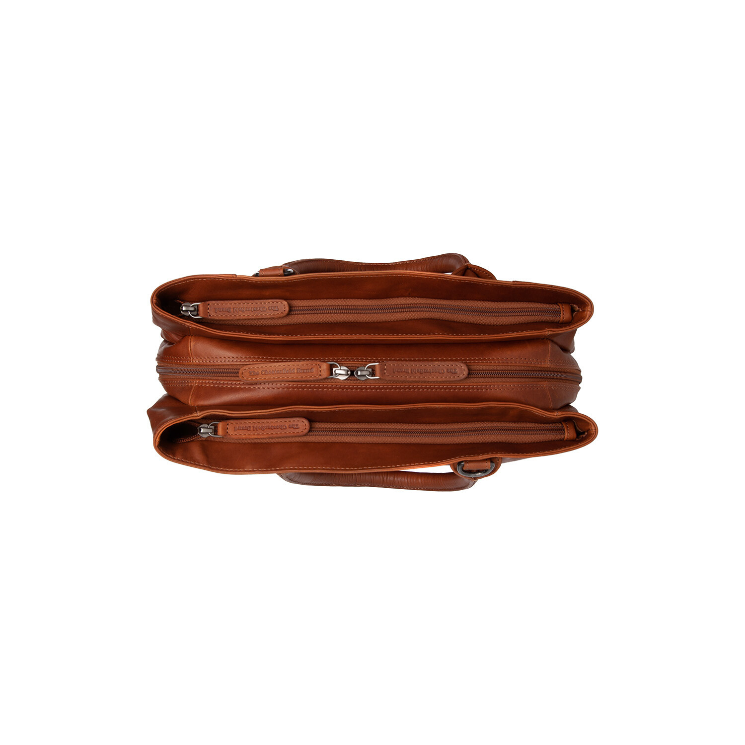Leather Shoulder Bag Cognac Passau The Chesterfield Brand