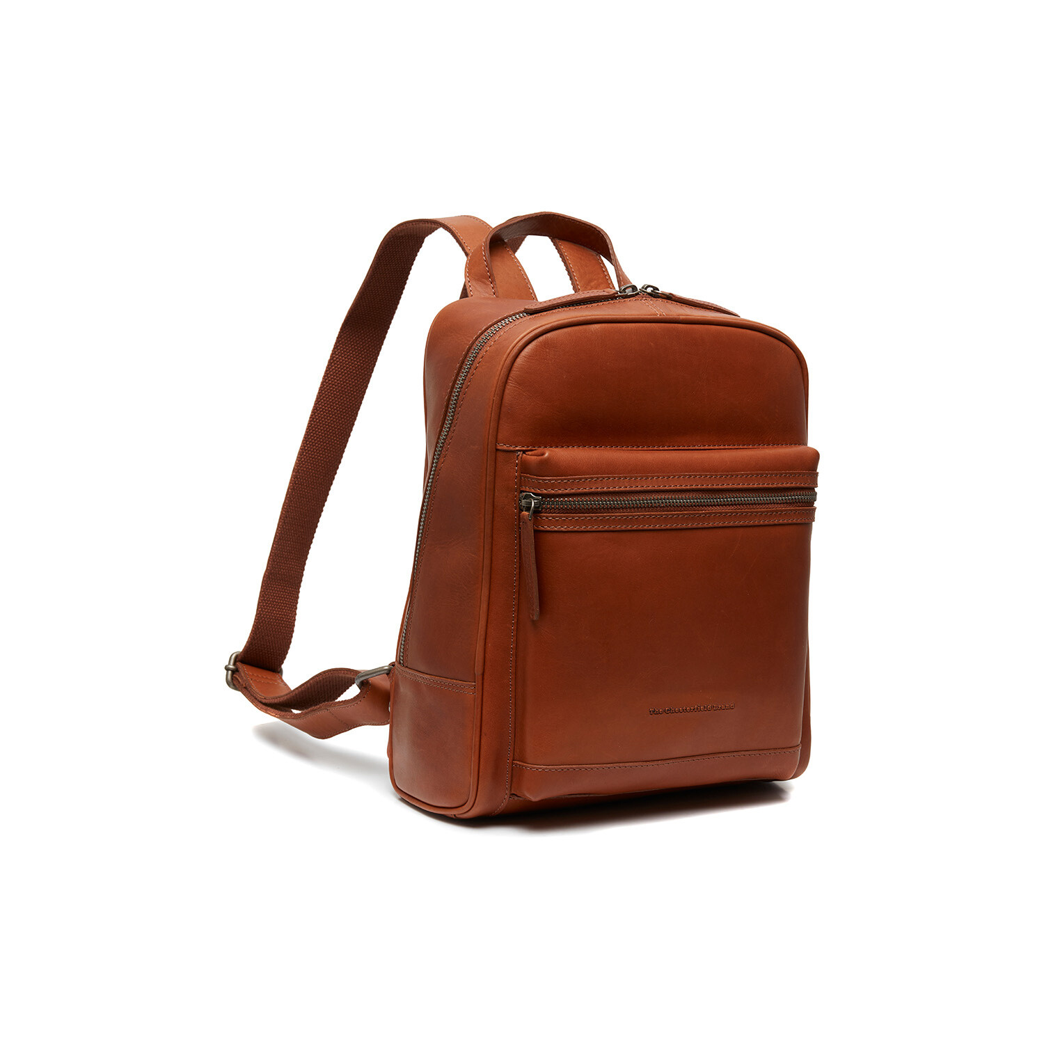 Leather Backpack Cognac Calabria