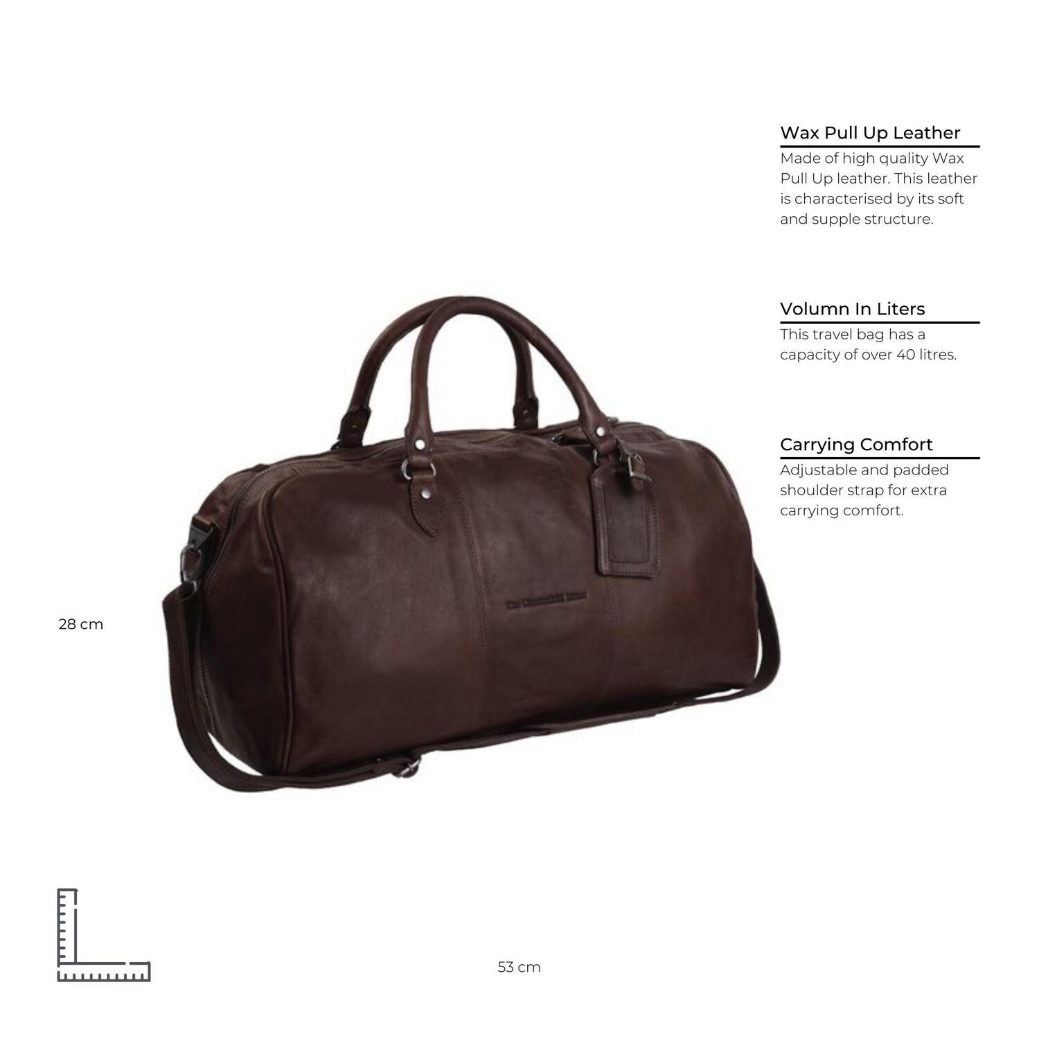 Branded Leather Duffle & Travel Bags