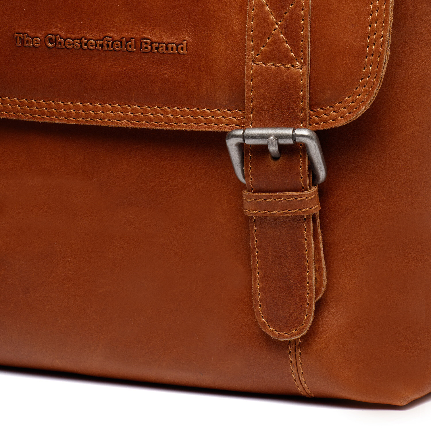 Leather Shoulder Bag Cognac Adelanto The Chesterfield Brand