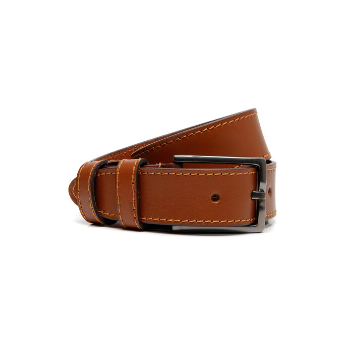 Trail 351 cognac - Camel Active - leren heren riem - TW 115 cm