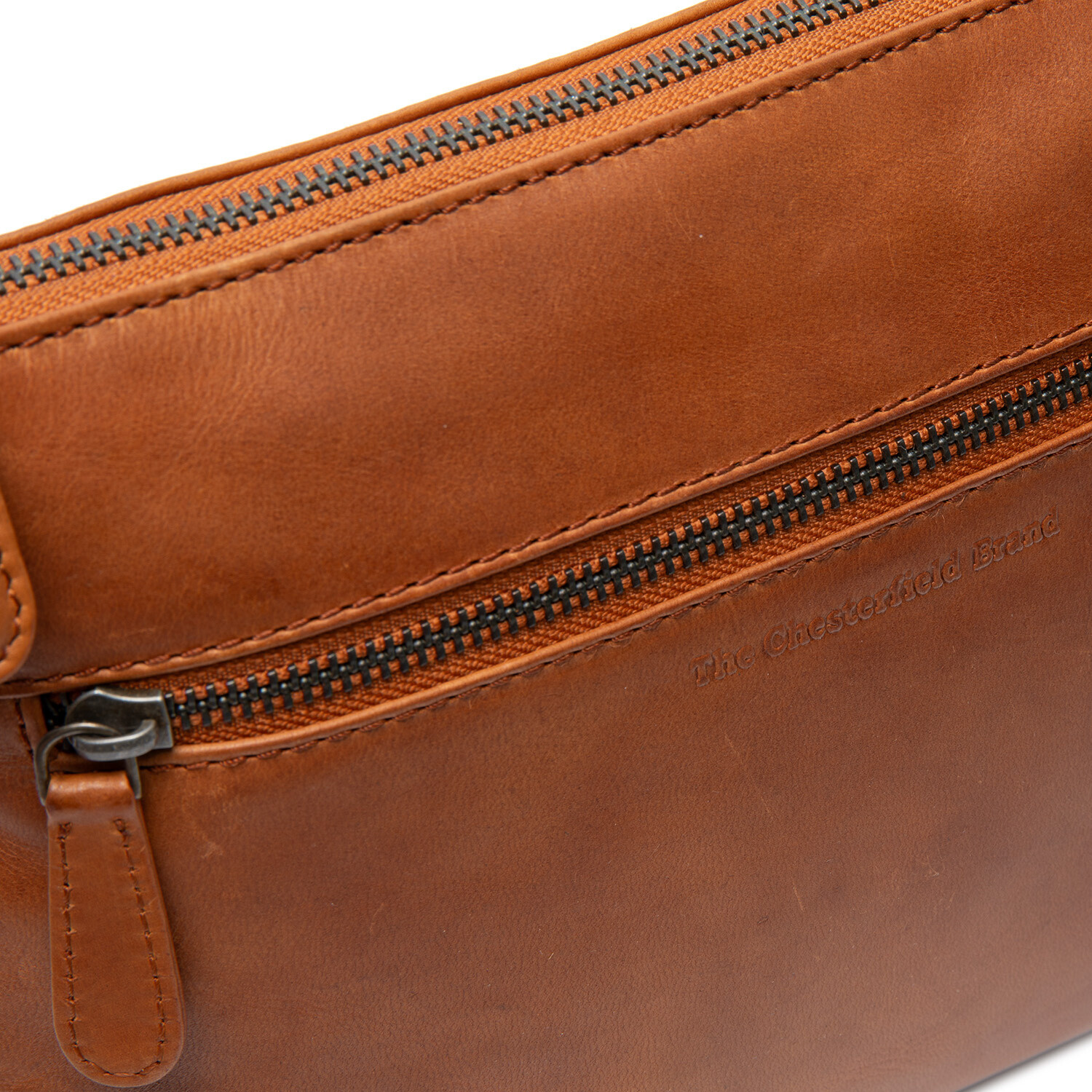 Leather Shoulder Bag Cognac Durban The Chesterfield Brand