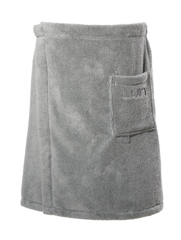 Luin Living Towel wrap Men Graniet