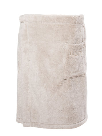 Luin Living Towel wrap men zand