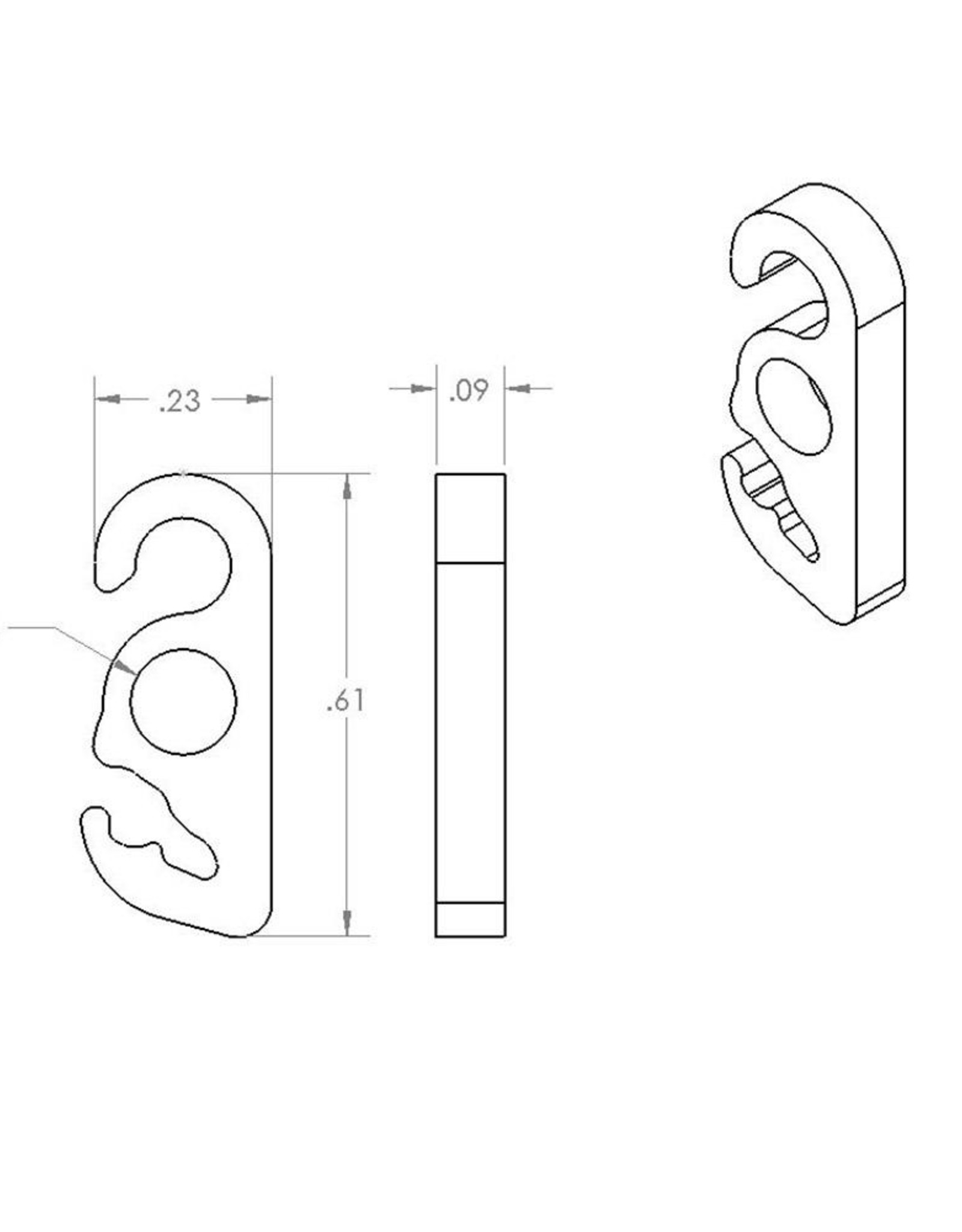 Loopalien Loopalien Guyline kit Hook