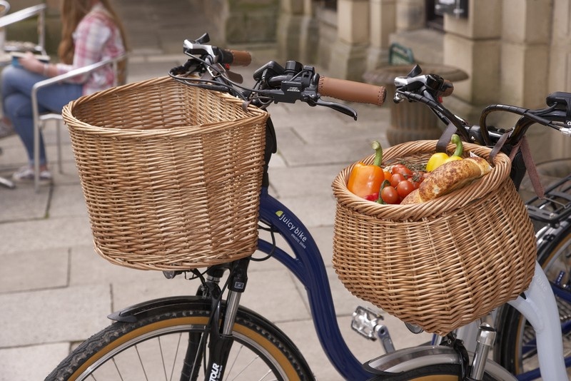Picknickmanden voor op de fiets