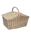 Picknickmand 4 personen  'Bed and Breakfast' - Authentiek en Stijlvol  met Koelvak en Servies - 46 x 32 x 28cm