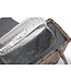 Evergrey Picknick Koelbox - Koelmand van Riet - Compact met Waterdichte Picknickkleed -40 x 19 x 34 cm