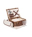 Picknickmand 4 personen Chocolate Elegant