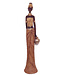 Afrikaanse beeldje vrouw met vaas - Polystone Afrikaansen Beelden - Groot beeld - Beeldjes decoratie 90cm